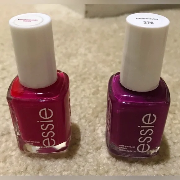 🆕🔥ESSIE BEAUTIFUL TRIO PINKS&PURPLES(BACHELORETTE BASH)FUSCHIAGRIZLLA)NWT!!! - Picture 1 of 7